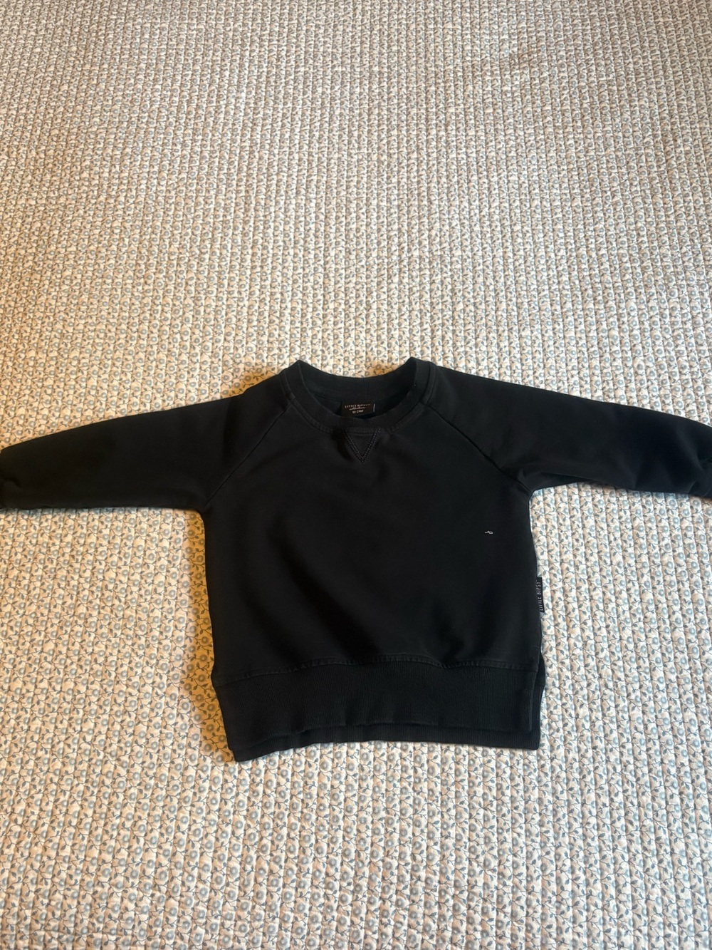 Little Bipsy Black Crewneck Sweatshirt